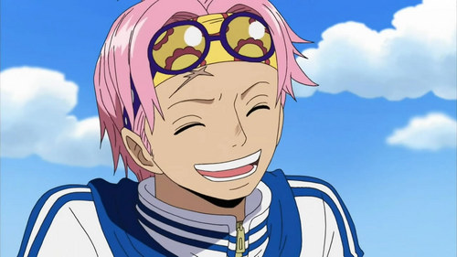 Post an anime character with pink hair. =3