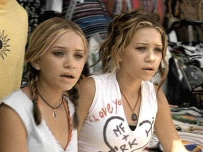 Which Olsen twin is one the left side?