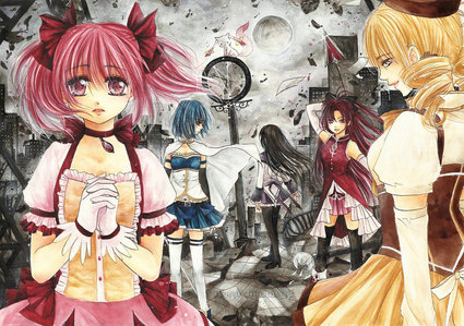 What song play in Madoka Magica when the witch carnival scene happens?