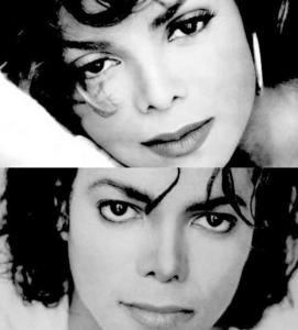  do tu find it creepy o weird that Michael and Janet look asakly alike in this in this picture