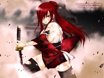  Who's your 最喜爱的 Fairy Tail character mine is Erza :)