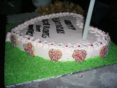post a pic ov ur birthday cake...........