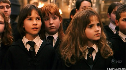Who is this girl with black hair who is standing next to Hermione?