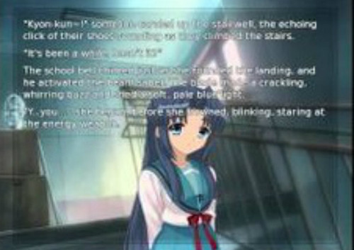  Would this The Melancholy of Haruhi Suzumiya picture be good for a computer background?