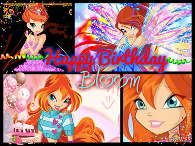  I made a Bloom collage for her Birthday. Do あなた like it?