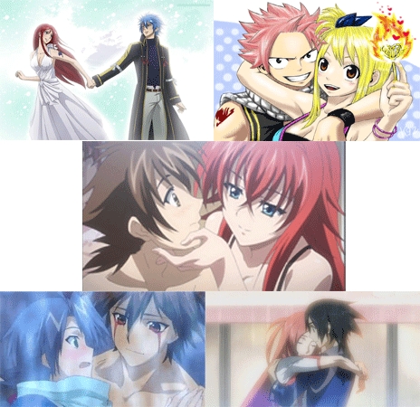  Who's your oben, nach oben 5 Anime Couples?