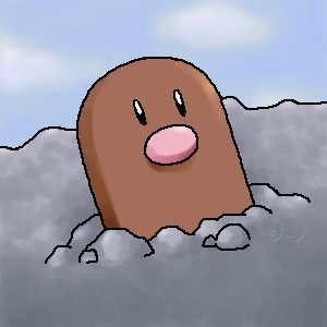 So what do you think Diglett's lower half looks like?