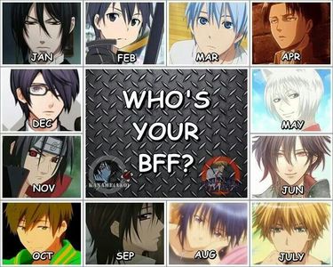 whose your anime bff ?