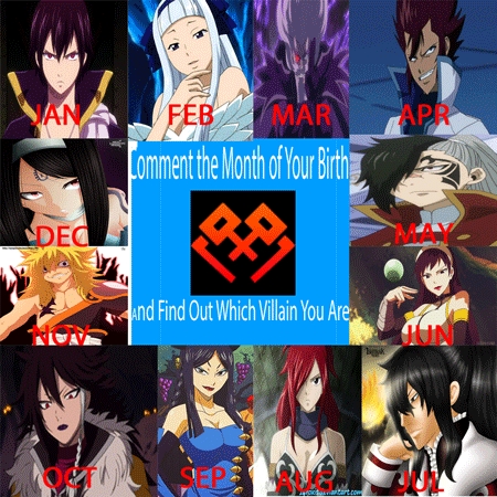  Which Fairy Tail Villain are you?