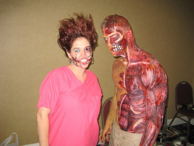  Have te ever wanted to be o have been a zombie for Halloween?