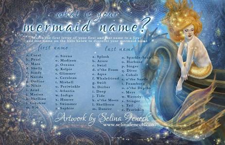  What's Your Mermaid Name?