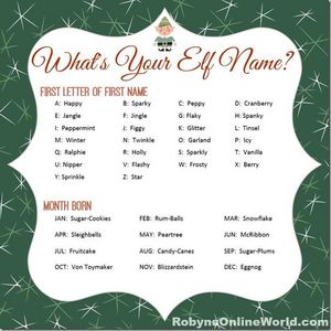 what's your Elf name?