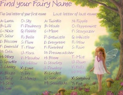 What is your fairy name?