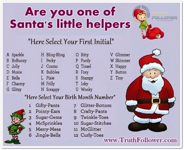  What Is Your Santa's Little Helpers Name ?🎄