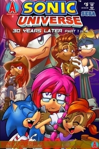  Who's that echidna girl at the tuktok left corner? That's Lien-Da! She helped Shadow in Mobius 30 Years later