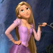  Rapunzel and her awesome fighting skills.