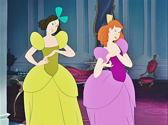  Drizella Tremaine and Anastasia Tremaine, Cinderella's two revolting stepsisters.