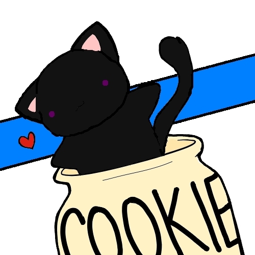 Cat loves her cookies