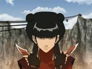  6. Mai. Mai. I hate her, but I also like her. She is a furious girl. Even as a non-bender, she CAN save the world. She and Zuko kinda fit now.... oh well.