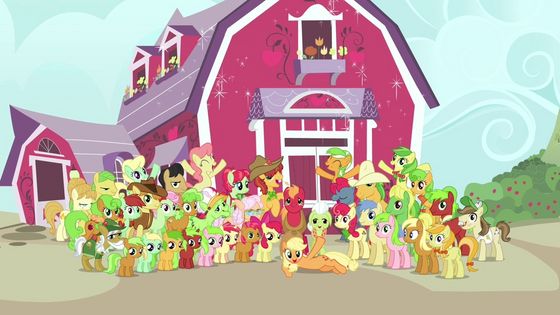  The whole táo, apple Family is seen again. I bet many people were really happy to see Babs and Braeburn again!