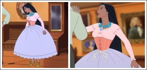 Position #44 Pocahontas' Ball Preparation Outfit