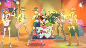  The Winx on stage.