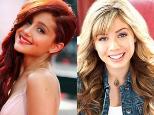 Ariana Grande and Jennette McCurdy team up for Nickelodeon's "Sam and Cat".