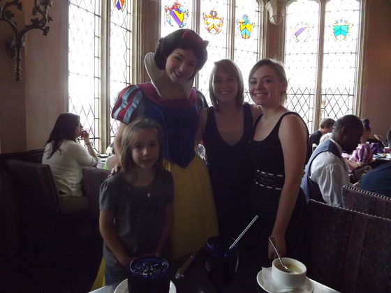 Snow White was the first Princess we met on our trip!