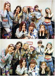  SNSD back stage