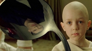  Spoonbender from "The Matrix" (1999): Aang before he got his airbending palaso tattoos??