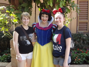  Meeting Snow White in Germany, EPCOT.