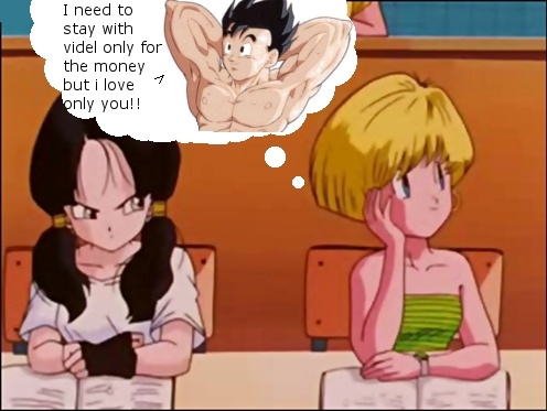  या maybe she found a nice and rich boyfriend but she loved only Gohan forever