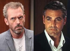  George Clooney and Hugh Laurie will face off as adversaries in &quot;Tomorrowland&quot;.