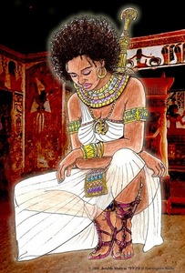  Nefertiti's sparing outfit