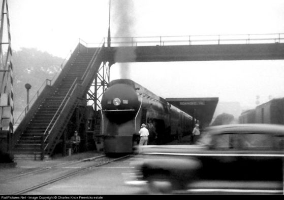  Our last picture brings us back to the Norfoalk & Western. As a train patiently waits for the OK to proceed signal