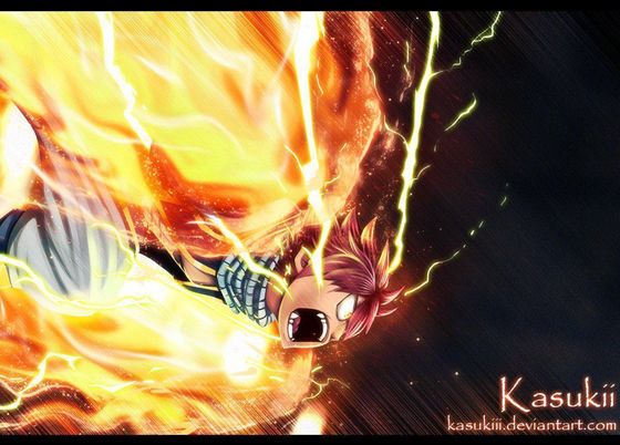  Natsu with Lightning आग Mode.