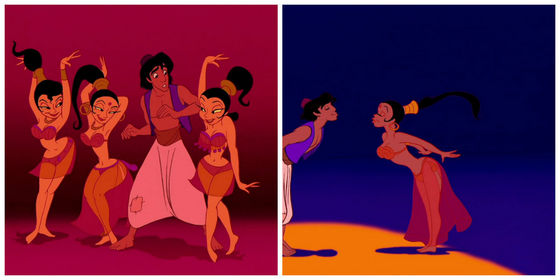 13.Aladdin's bimbettes from a Friend like me. Nothing remarkable.