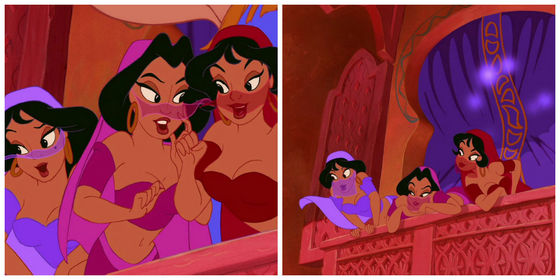  12.Aladdin's bimbettes from Agrabah. một giây class Jasmines.