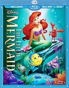  Walt 디즈니 Blu-Ray Cover of The Little Mermaid: Diamond Edition