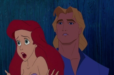  Triton finds Ariel (made oleh PrincessBelle2)