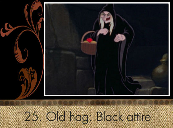  "I actually like the old hag's black attire" - AllegroGiocoso