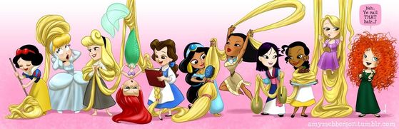  Belle with the other ডিজনি Princesses