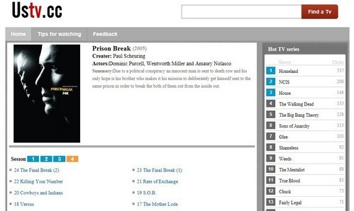  Prison Break's Page at ustv.cc