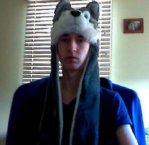  Me in my wolf hat that I got as a Weihnachten gift from my GF, Jess.