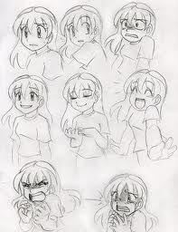  Drawing 日本动漫 faces