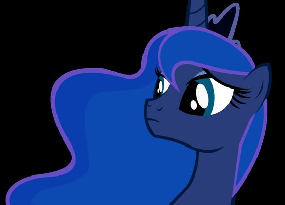  Princess Luna thinking about going to Equestria