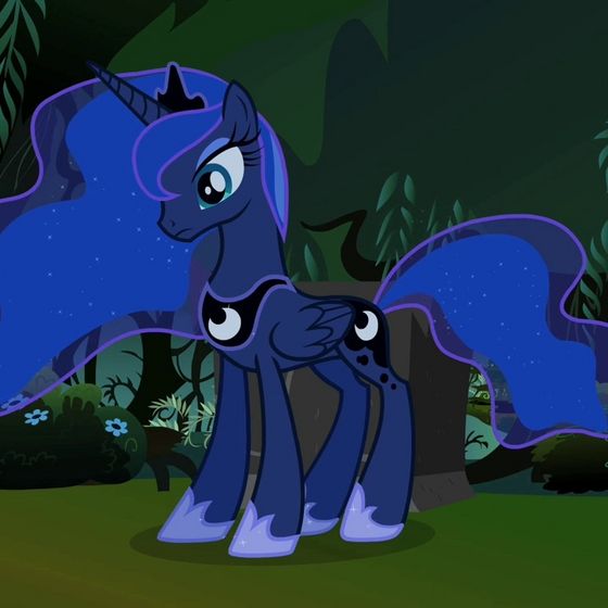  Princess Luna in the Everfree Forest