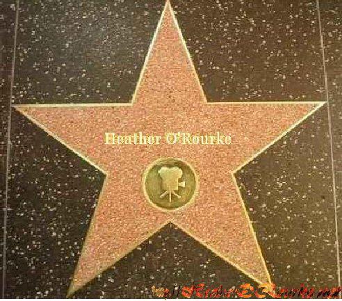 Heather schould have a Hollywood star like this one that fans made for her.   =(