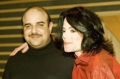  Michael in The Recording Studio With His Producer Working The Song Michael's Recording For Maris