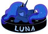  Princess Luna sleeping